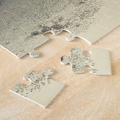 Vintager Schauhund, Eimer, Puzzle aus Broom (Seite)