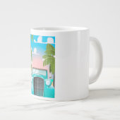 Vintager Schaumstoff Jumbo-Tasse (Vorderseite Rechts)