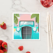 Vintager Schaumstoff Serviette (Beispiel)