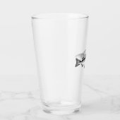 Vintager Schellfisch Glas (Rechts)