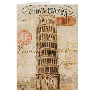 Vintager Schießturm von Pisa