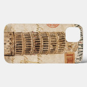 Vintager Schießturm von Pisa Case-Mate iPhone Hülle (Rückseite (Horizontal))