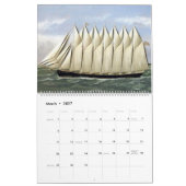 Vintager Schiffskalender 2025 Kalender (Mär 2027)