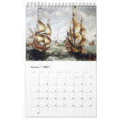 Vintager Schiffskalender Kalender (Jan 2027)