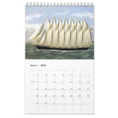 Vintager Schiffskalender Kalender (Mär 2026)