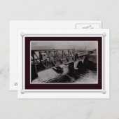 Vintager Schiffskanal Postkarte (Vorne/Hinten)