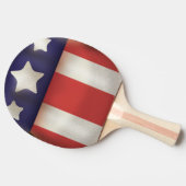 Vintager Schild der Vereinten Staaten Tischtennis Schläger (Seitenansicht)