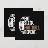 Vintager Schlaf Fußball Wiederholung (Vorne/Hinten)