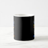 Vintager Schlaf Wiederholung Cicada Kaffeetasse (Mittel)