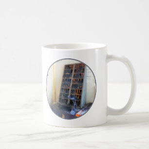 Vintager Schlammkutter in der Druckerei Kaffeetasse