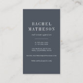 Vintager Schlüssel | Echte Anwesen-Bewertung Verti Visitenkarte (Rückseite)