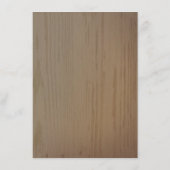 Vintager Schlüssel für Hochzeitsgäste Begleitkarte (Rückseite)