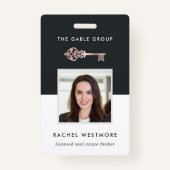 Vintager Schlüssel | Identifikationsnummer des Mit Ausweis (Vorderseite)