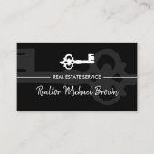 Vintager Schlüssel Real Anwesen Visitenkarte (Vorderseite)