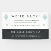 Vintager Schlüssel | Reale Wiedereröffnung des Anw Banner (Horizontal)