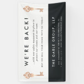 Vintager Schlüssel | Reale Wiedereröffnung des Anw Banner (Vertikal)