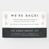 Vintager Schlüssel | Reale Wiedereröffnung des Anw Banner (Horizontal)