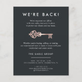 Vintager Schlüssel | Reale Wiedereröffnung des Anw Flyer (Vorne)