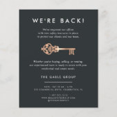 Vintager Schlüssel | Reale Wiedereröffnung des Anw Flyer (Vorne)