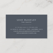 Vintager Schlüssel | Zuhause-Inspektion Visitenkarte (Rückseite)