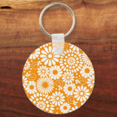 Vintager Schlüsselanhänger blorange (Vorderseite)