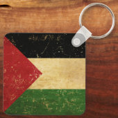 Vintager Schlüsselanhänger unter palästinensischer (Rückseite)