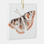 Vintager Schmetterling Alte Illustration Keramikornament (Rechts)