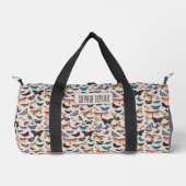 Vintager Schmetterling Ästhetik Duffle Bag (Vorderseite)