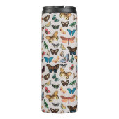 Vintager Schmetterling Ästhetik Thermosbecher (Rückseite)