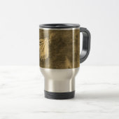 Vintager Schmetterling auf Blume #2 - Tasse (VorderseiteRechts)