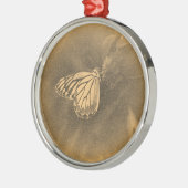 Vintager Schmetterling auf Blume - Ornamente (Links)