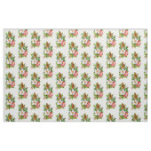 Vintager Schmetterling auf Blumen Stoff (Fat Quarter (45,7 x 55,9 cm))