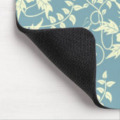 Vintager Schmetterling BlumenMousepad Mousepad (Ecke)