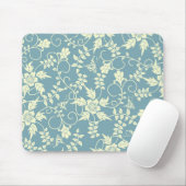 Vintager Schmetterling BlumenMousepad Mousepad (Mit Mouse)