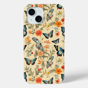 Vintager Schmetterling Case-Mate iPhone Hülle