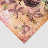 Vintager Schmetterling Ephemera Decoupage Seidenpapier (Detail)