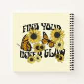 Vintager Schmetterling | Finden Sie Ihren inneren  Notizblock (Rückseite)