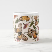 Vintager Schmetterling Jumbo-Tasse (Vorderseite)