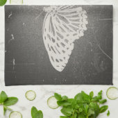 Vintager Schmetterling - Küchen-Tuch Handtuch (Gefaltet)
