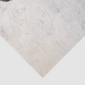 Vintager Schmetterling mit violetten Blumen Deko Seidenpapier (Detail)