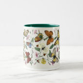 Vintager Schmetterling & Moth Riesenkaffee Tasse (Mittel)