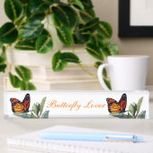 Vintager Schmetterling Namensplakette