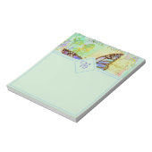 Vintager Schmetterling Notizblock (Rotiert)