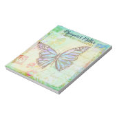 Vintager Schmetterling Notizblock (Rotiert)