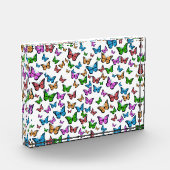 Vintager Schmetterling Papillon Alte Illustration Fotoblock (Links)