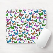 Vintager Schmetterling Papillon Alte Illustration  Mousepad (Mit Mouse)