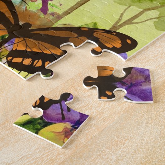 Vintager Schmetterling Papillon Alte Illustration  Puzzle (Seite)