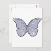 Vintager Schmetterling Postkarte (Vorne/Hinten)