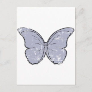 Vintager Schmetterling Postkarte