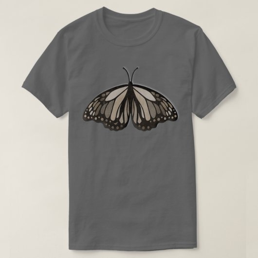 Vintager Schmetterling T-Shirt (Design vorne)